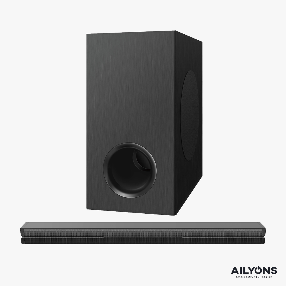 Ailyons SB-601 2.1CH Soundbar & Subwoofer System – 15000W PMPO Bluetooth Speaker
