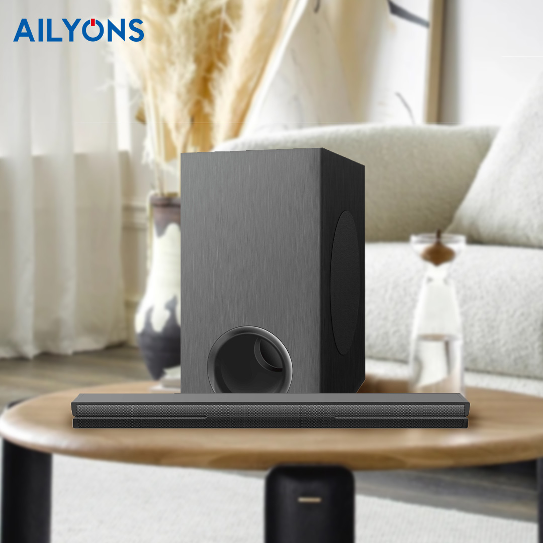 Ailyons SB-601 2.1CH Soundbar & Subwoofer System – 15000W PMPO Bluetooth Speaker