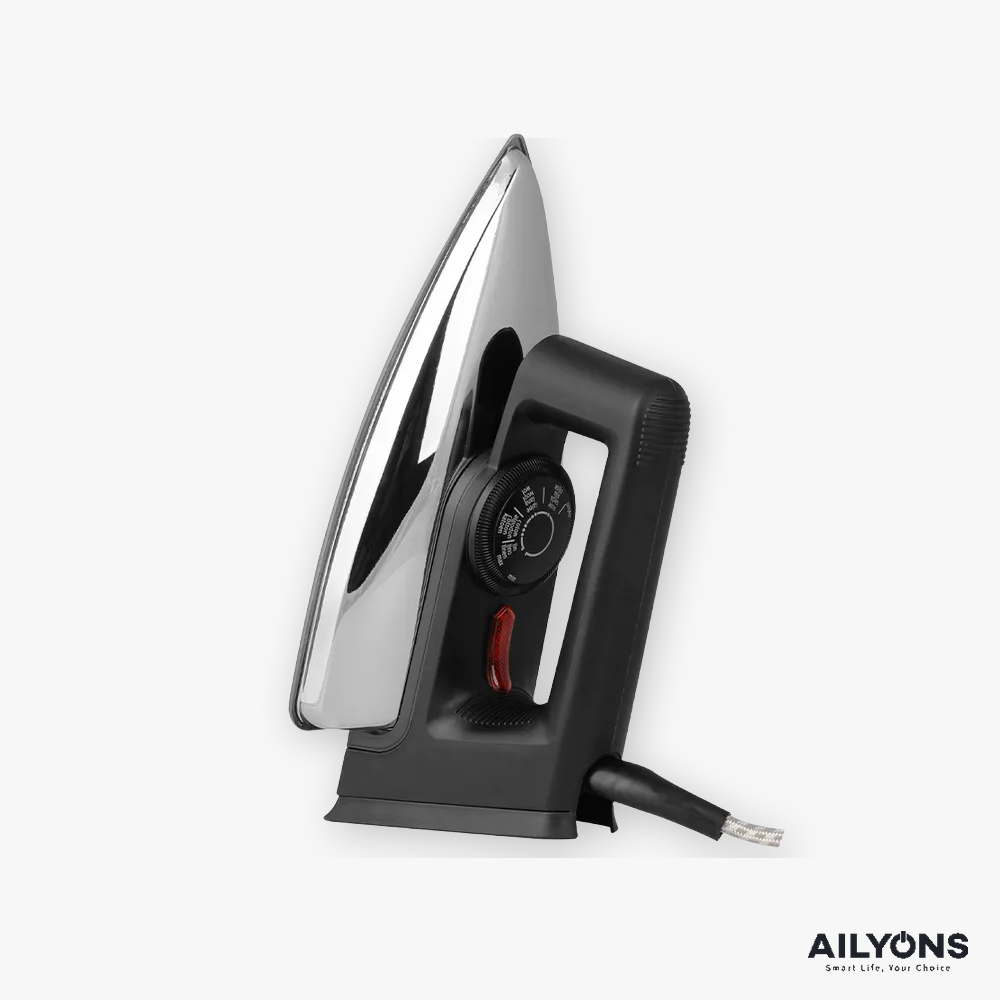 Ailyons HD199A 1000W Dry Iron Box – Non-Stick Stainless Steel Soleplate