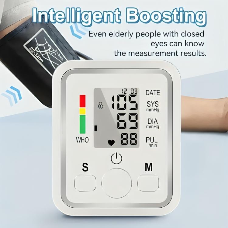 Automatic Upper Arm Blood Pressure Monitor – Voice & WHO Indicator