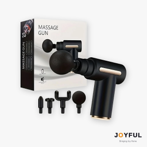 Mini Fascia Massage Gun – Cordless Deep Tissue Muscle Massager with 4 Heads