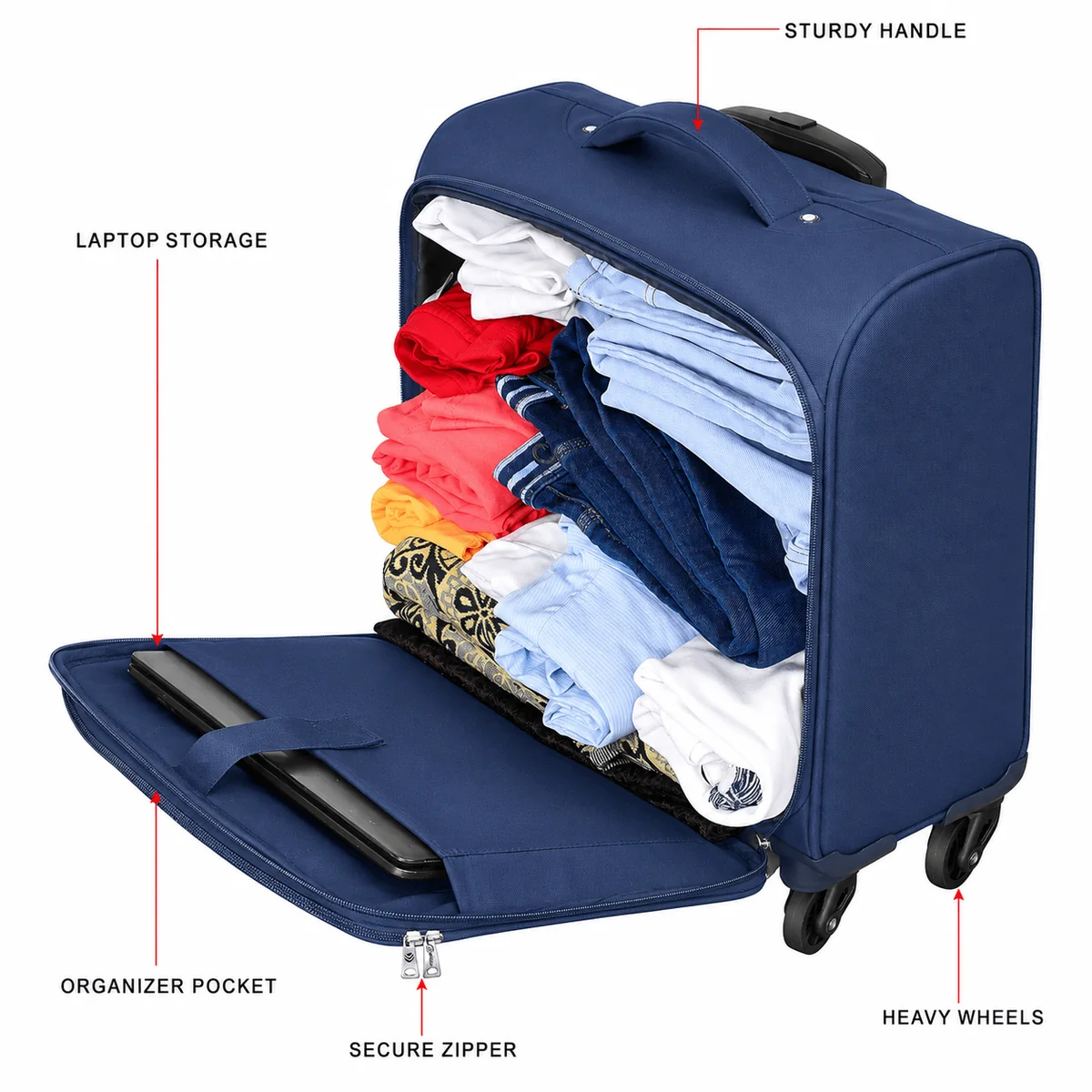 Executive Pilot Travel Bag Kenya – Laptop Trolley Cabin Case